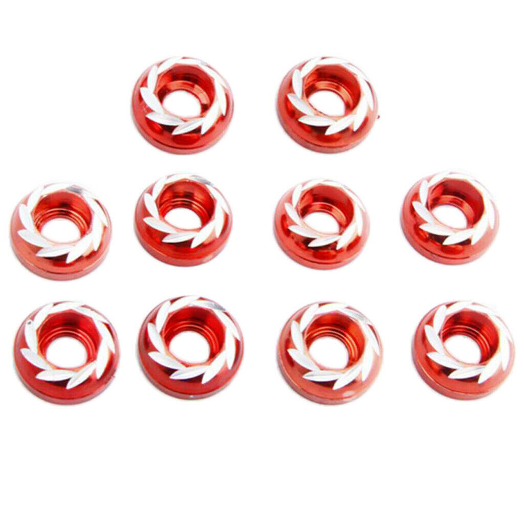 10pcs Red Aluminum Screw  Car Wheel Wheel Tire Valve Stem NEW