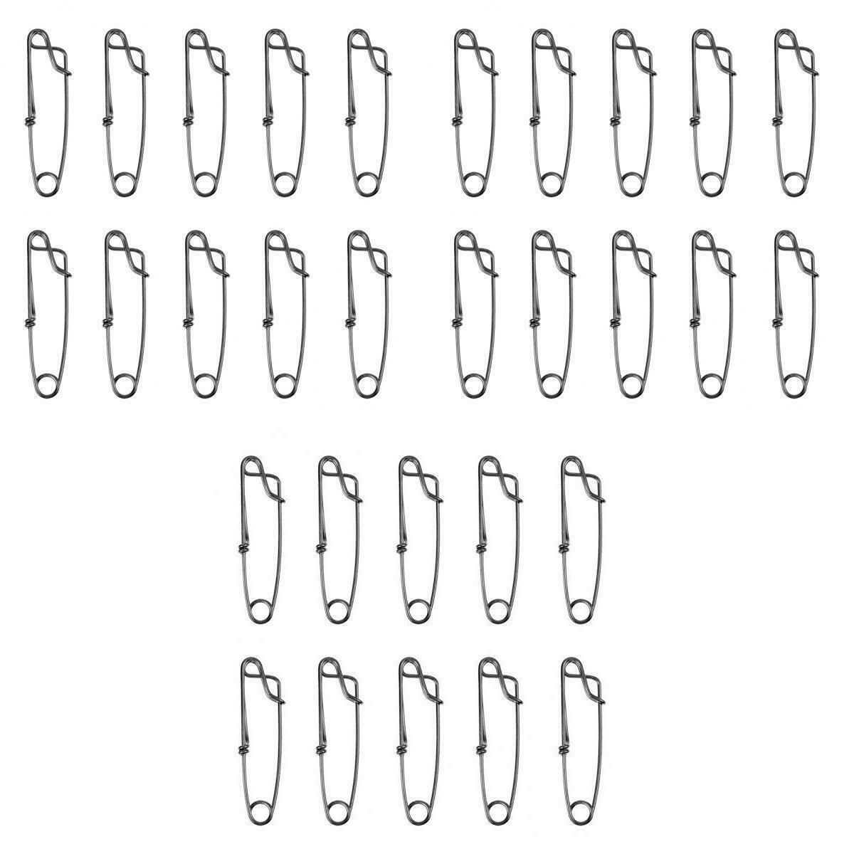 30pcs Steel Long Line Longline Clip For Fishing Snapper Or Shark S M L