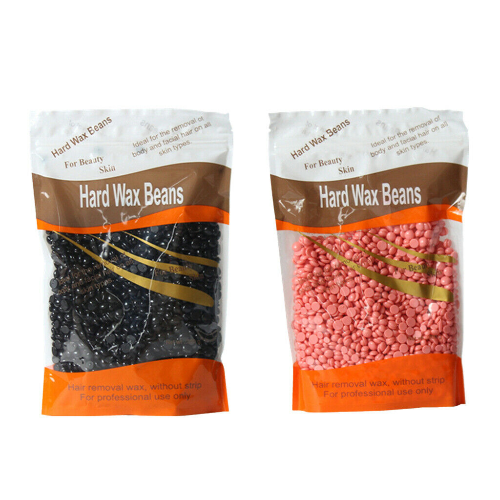 2 Bag Hard Wax Bean Arm Legs Chest Full-Body Bikini Hair Removal Depilatory 100g