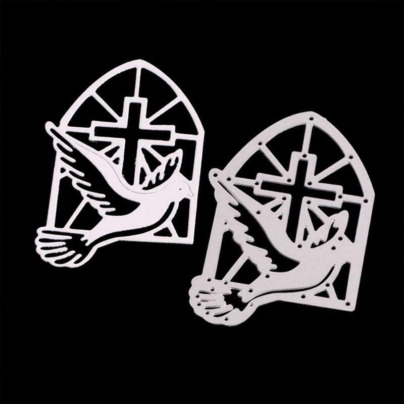 Pigeon Cross Metal Cutting Dies Stencil DIY Scrapbook Album Paper Card Template