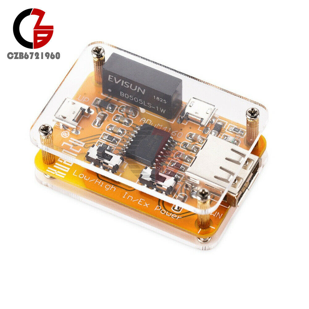 USB Isolator Signal Digital Safety Isolation Line Protector Adum4160 Module+Case