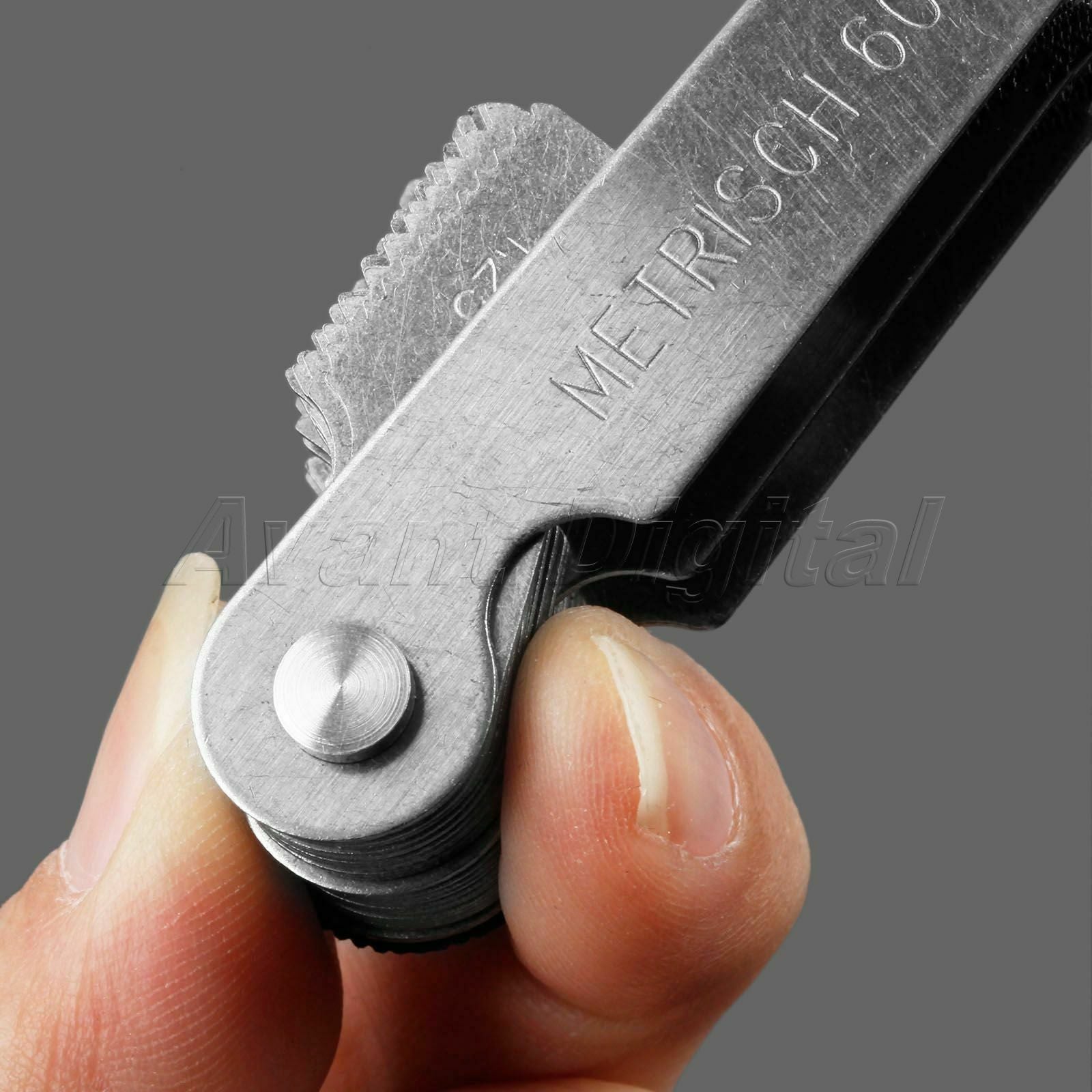 1x Gauge Thread 52 Blades Screw Pitch Gage Cutting Dual Head Measuring Tool New