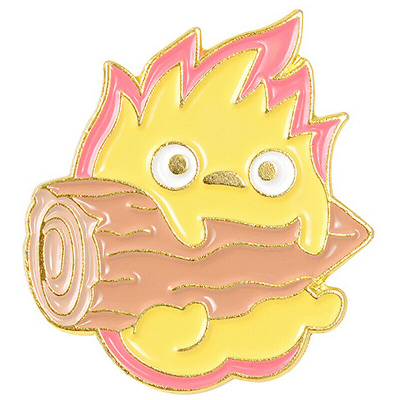 Enamel Pin Japanese Anime Brooches Fire Elf Badge for Bag Lap.l8