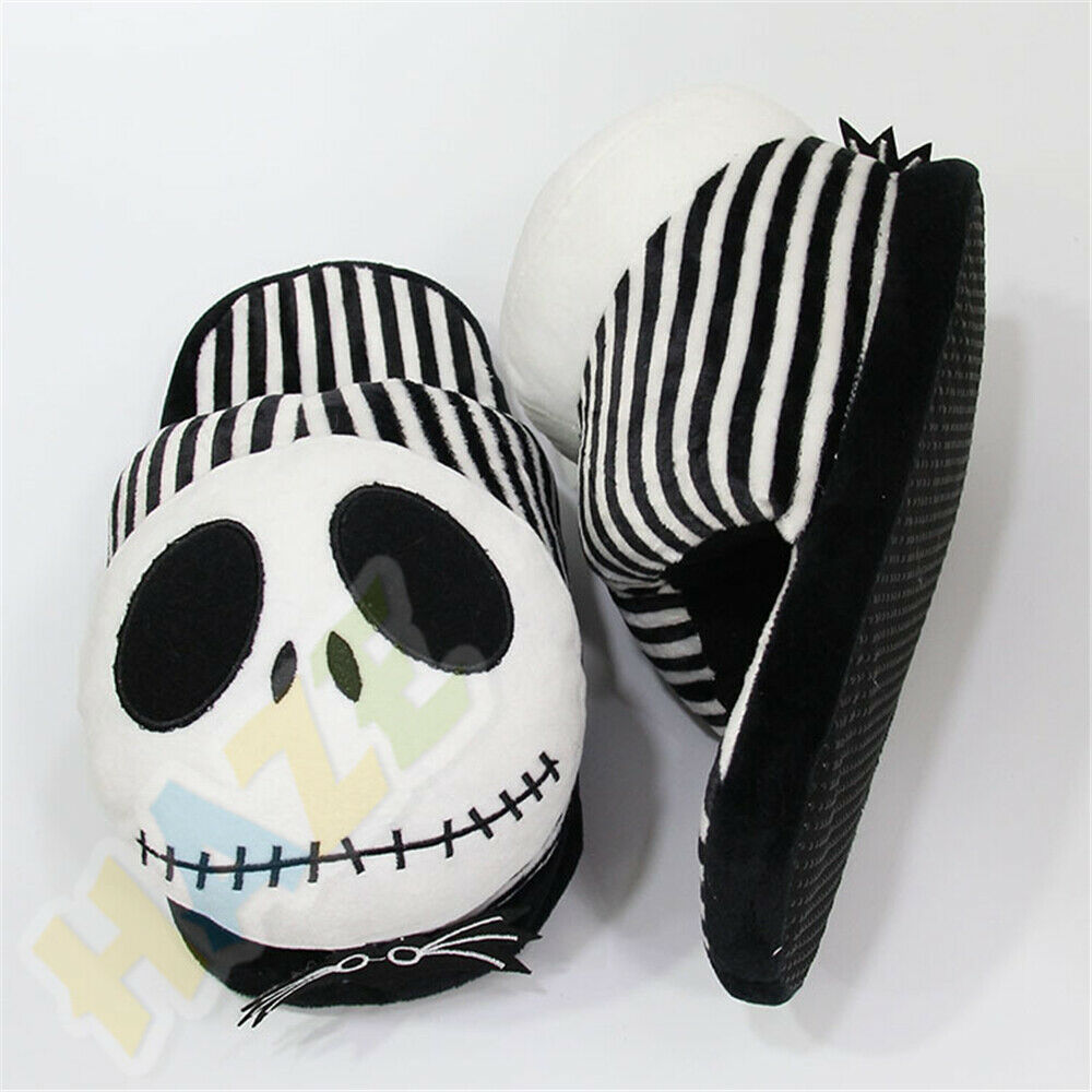 The Nightmare Before Christmas Jack Skellington Anti Slip Warm Slippers Unisex