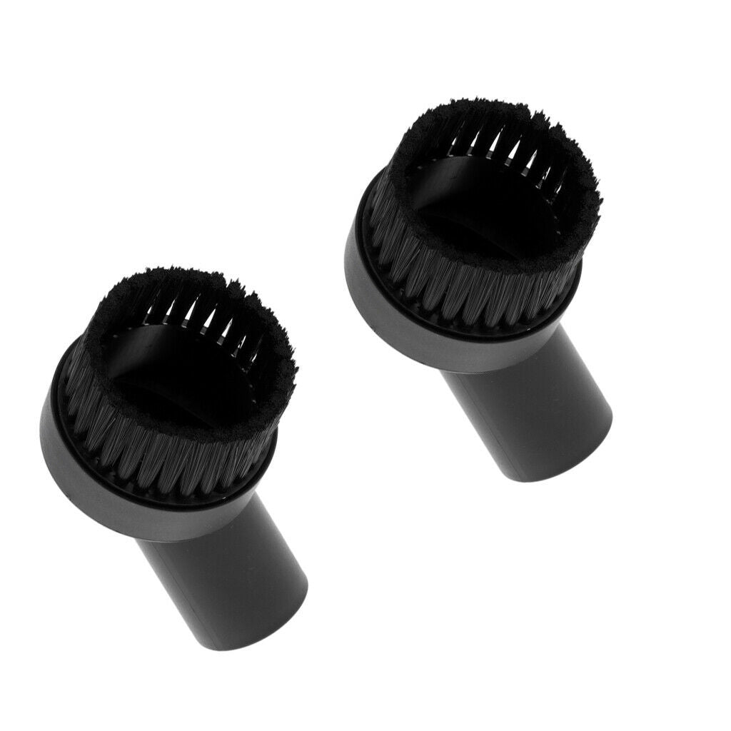 2 pieces 32mm/1.25'' Dia. Vacuum Bristle Brush Dust Brush Long_35mm Bristle