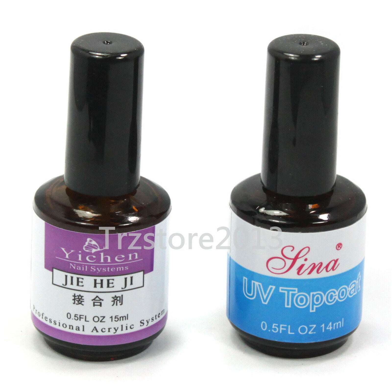 Nail Polish Base Coat Prime & Top Coat Set Soak Off UV LED Gel Nail Polish KIT