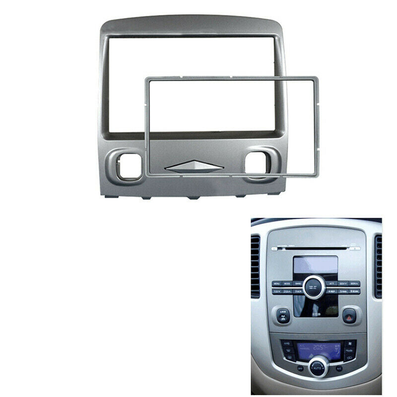 Car Stereo Radio Fascia e 2DIN Stereo Interface Plate Panel Dash Trim for FoM6L5