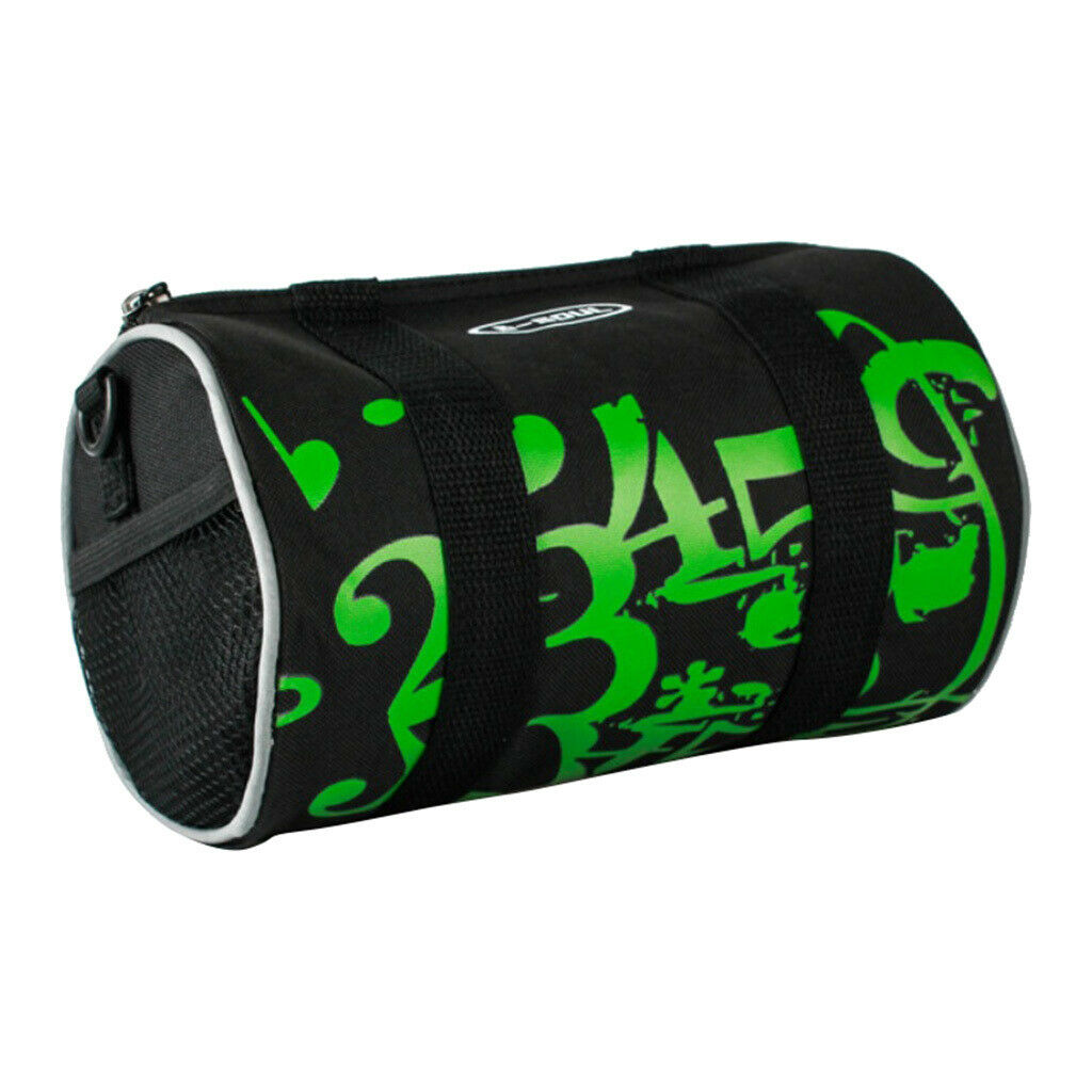 Cycling Bag MTB Road Bike Handlebar Durable Roll Pack Zipper Pouch Green