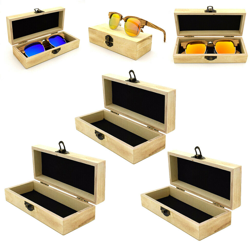 3pcs Sunglasses Case Eyeglasses Storage Box Glasses Organizer Protective Lining