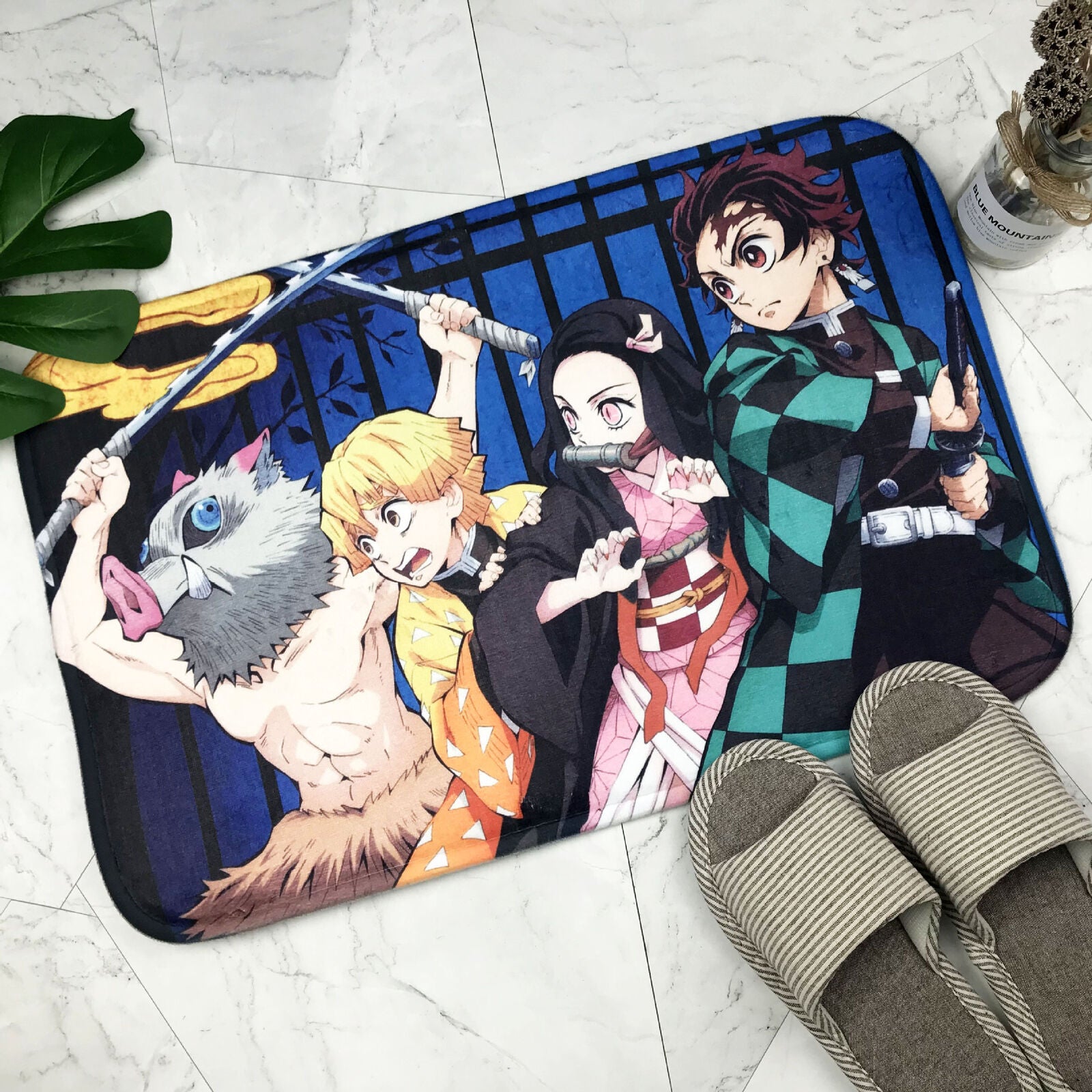 Demon Slayer Kimetsu no Yaiba Carpet Area Rug Bathroom Room Shower Room Floor