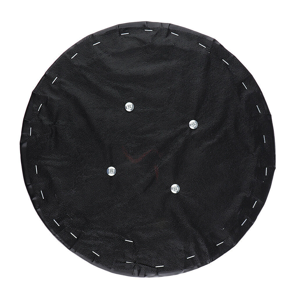 2x Leather Removable Bar Stool Replacement Cushion Round Standard Chair Seat