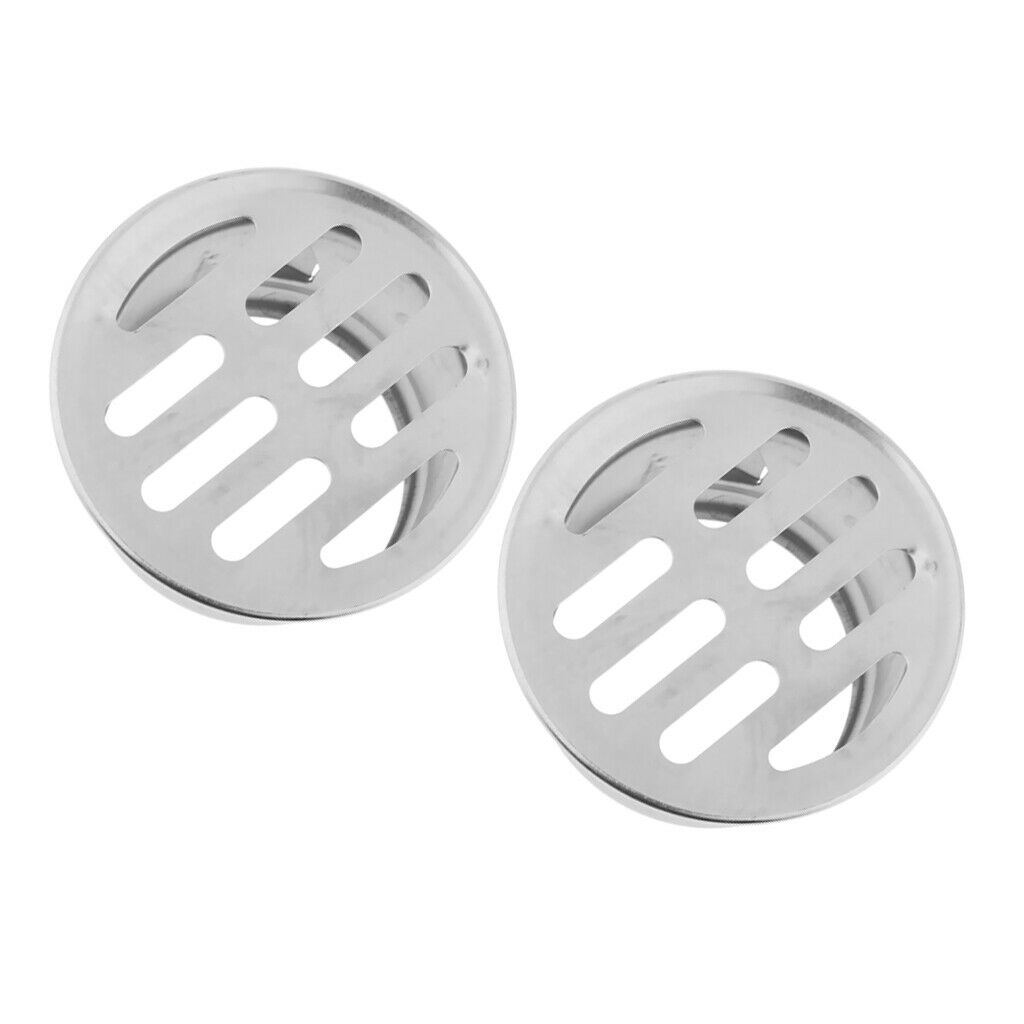 2x Stainless Roof Balcony Anti-Clogging Floor Drain Anti-Odor Floor Drain