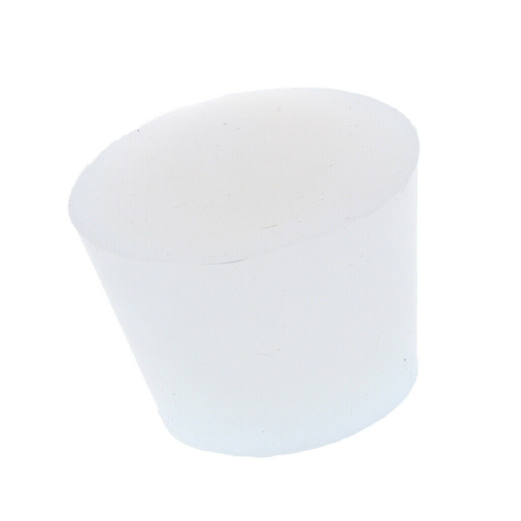 1pc Lab Glassware Tube Silicone Stopper Wine Corrosion Resistant 3.2-4.2cm