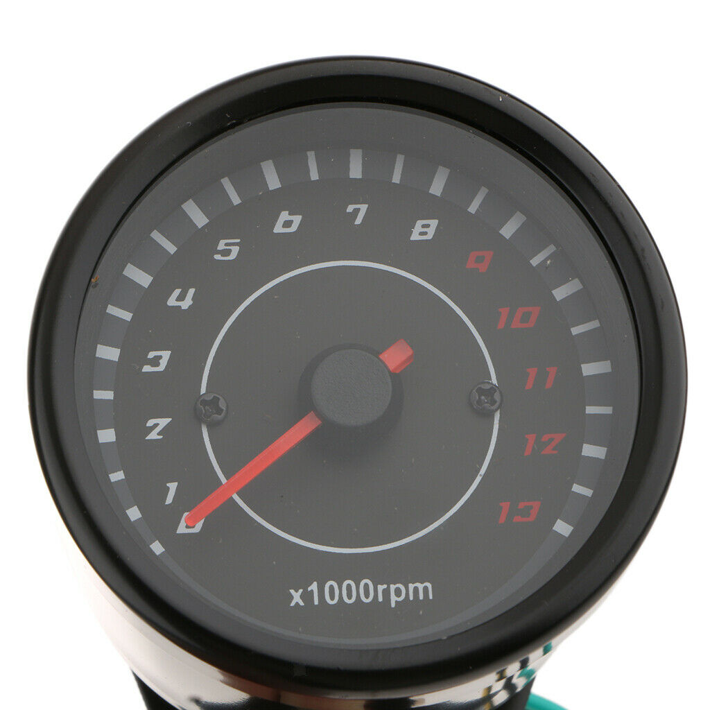 2.56'' 13000rmp Motorcycle RPM Electrical Tachometer Gauge Bracket For