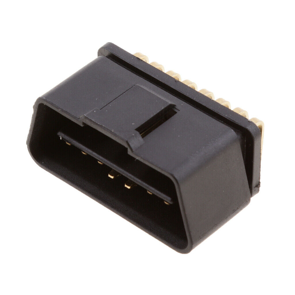 Car Diagnostic Adapter OBD II OBD2 16Pin 90 Degree Angle Male Plug Connector