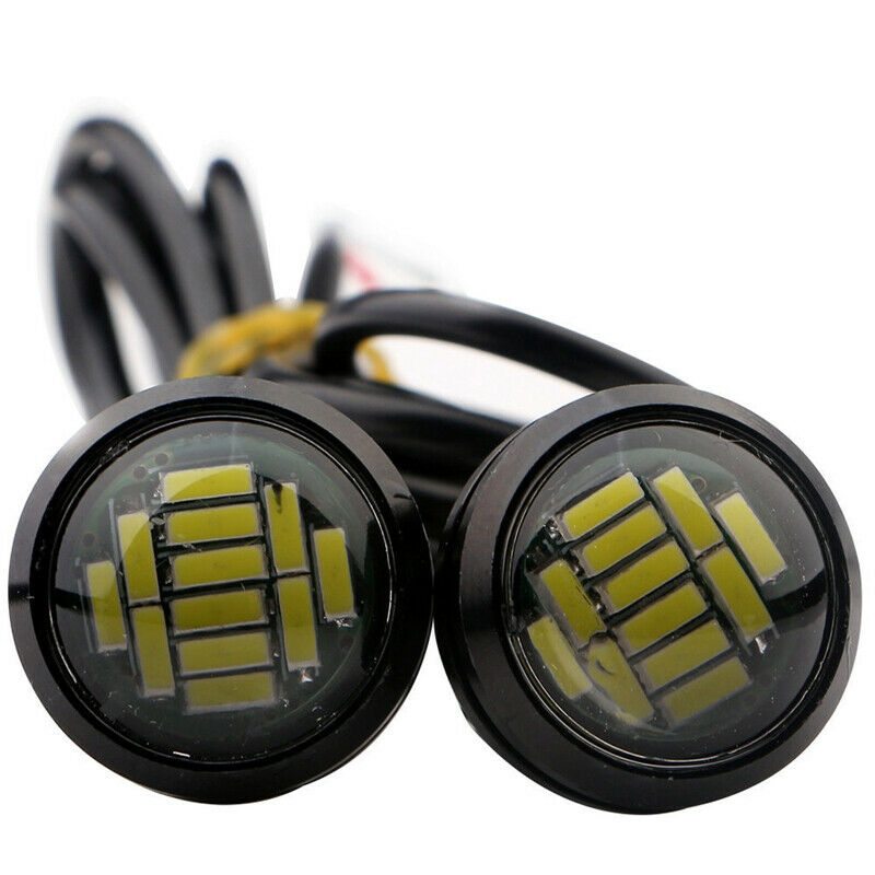 10pcs Blue 12V 5W Eagle Eye LED Daytime Running DRL Backup Light Car Rock Lamp