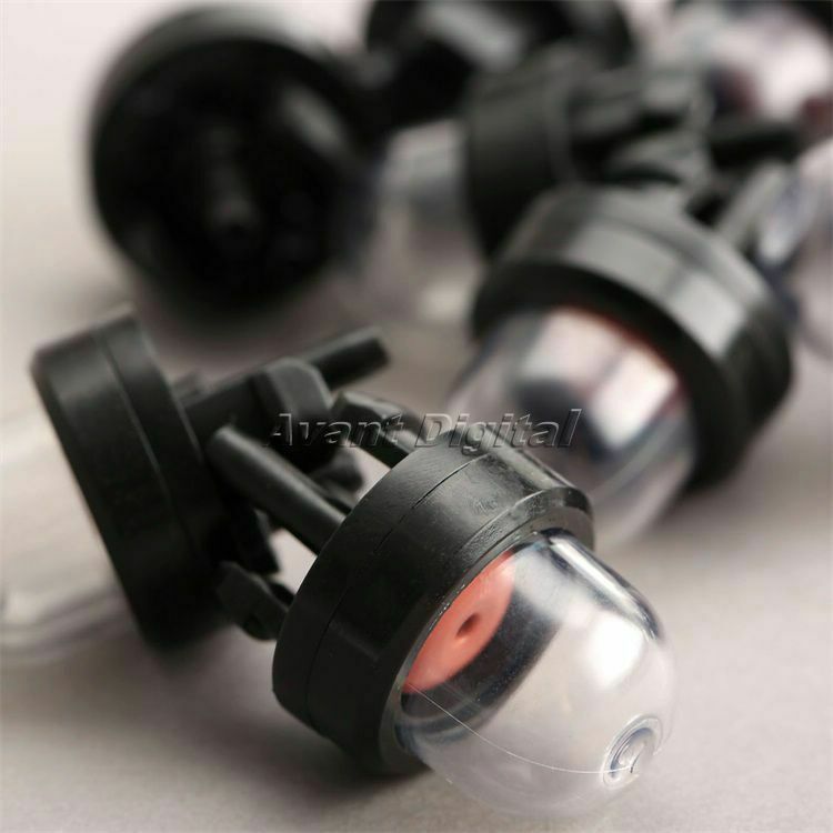 10X Petrol Snap In Primer Bulb Carburetor Fuel Pump For Homelite WALBRO Chainsaw