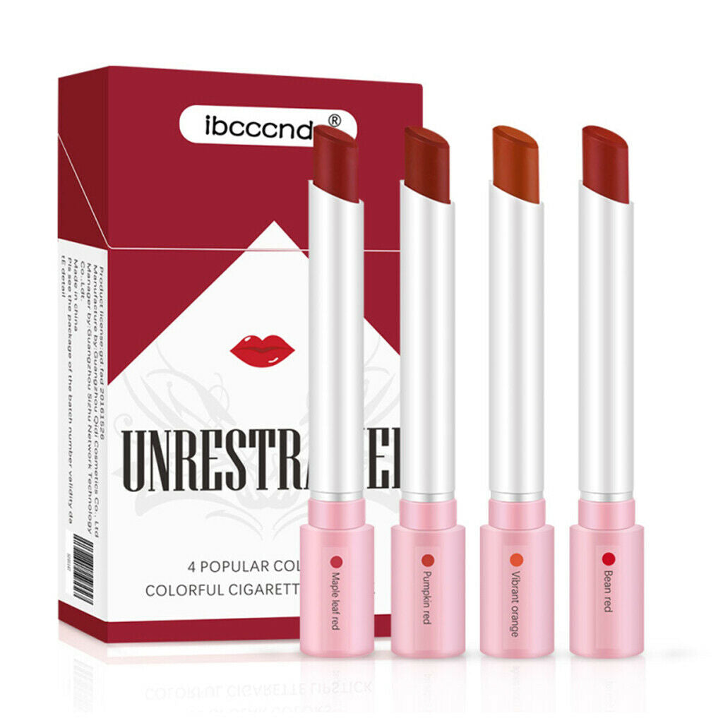 4 Colors Creamy Lipsticks Set Girls Waterproof Makeup Lip Stick Lip Color