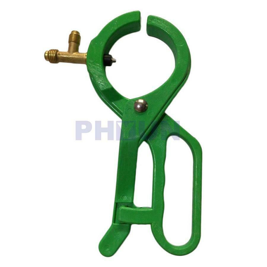 1pc Car A/C Refrigerant Oil Charge Side Can Tap Valve 3-in-1 Tool Bottle Opener