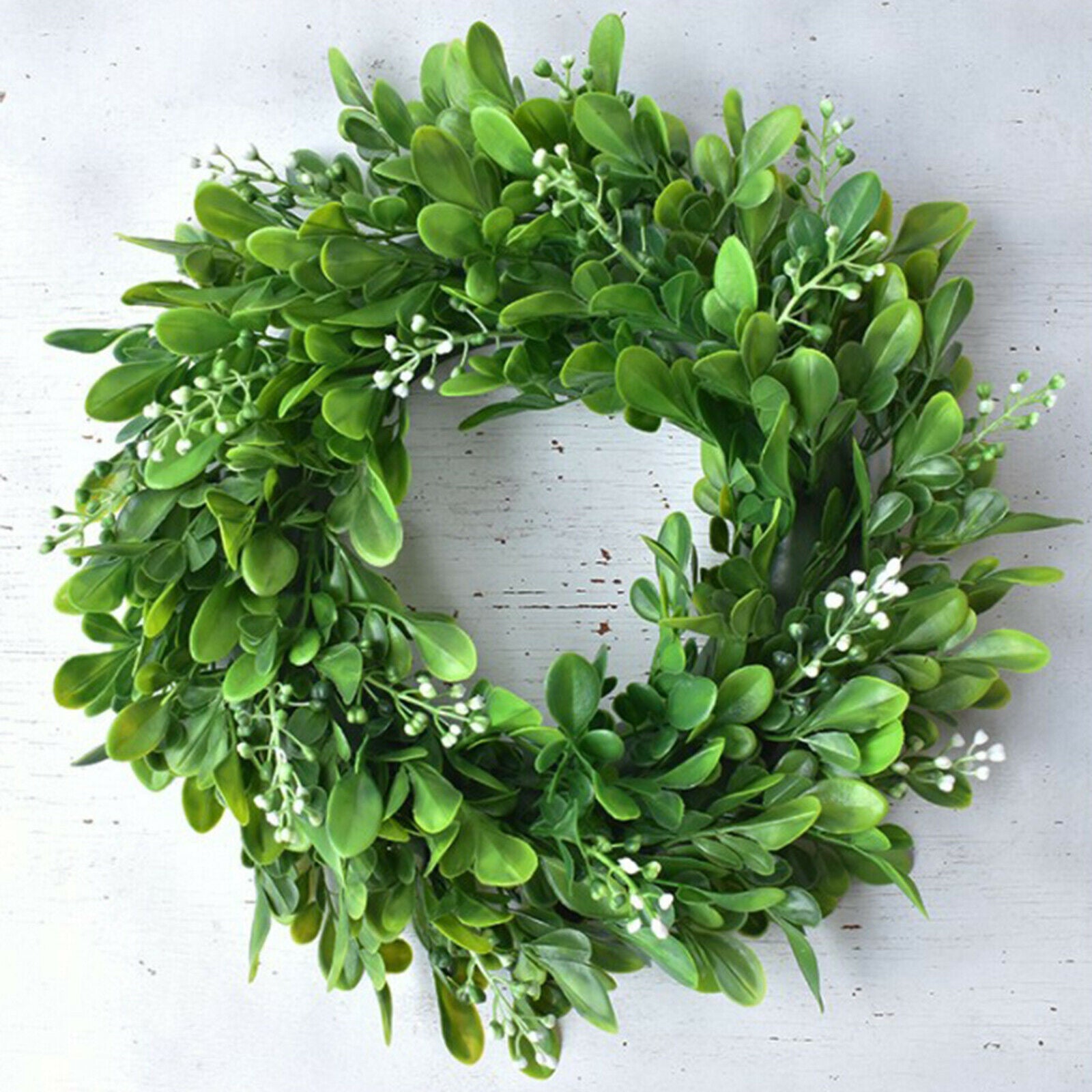 30cm Eucalyptus Wreath Wedding Living Room Farmhouse Holiday Home Decoration