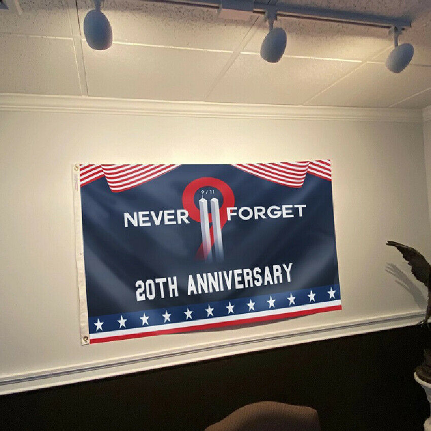 Remembering 911 20th Anniversary House Flag Garden Flag Memorial