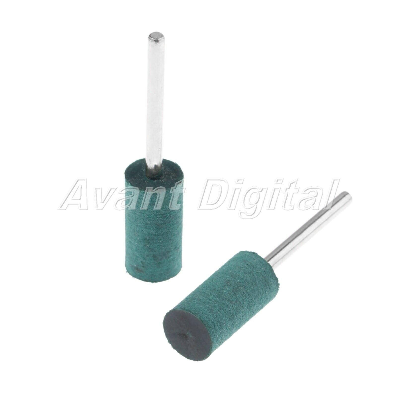 Diamond Cylindrical Grinding Head Rubber 3.0mm/1/8inch Shank 10mm/0.39inch 10X