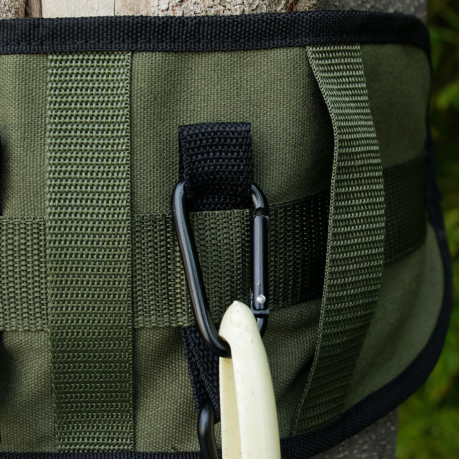 Canvas Portable Outdoor Camping Picnic Tableware Tree Storage Bag Organizer