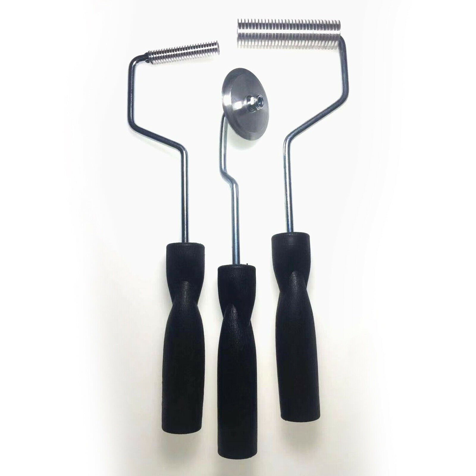 8Pcs Fiberglass Roller Tools And 1Pcs Detail Brushes With 1 Pair Glove