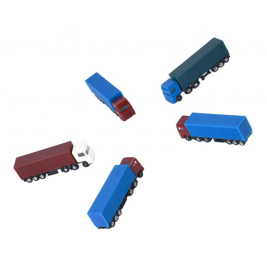 Set of 35 1/200 Car w/ Truck Parking Building Landscape Layout Accessory