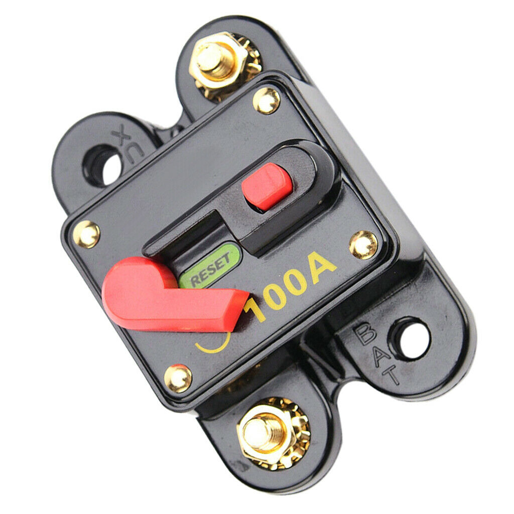 3 Pieces Manual Reset Circuit Breaker Switch 12V 24V Car SUV Marine Boat