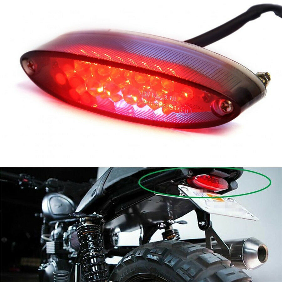 28 LED Motorcycle ATV Dirt Bike Brake Stop Running Tail Light License Plate Lamp