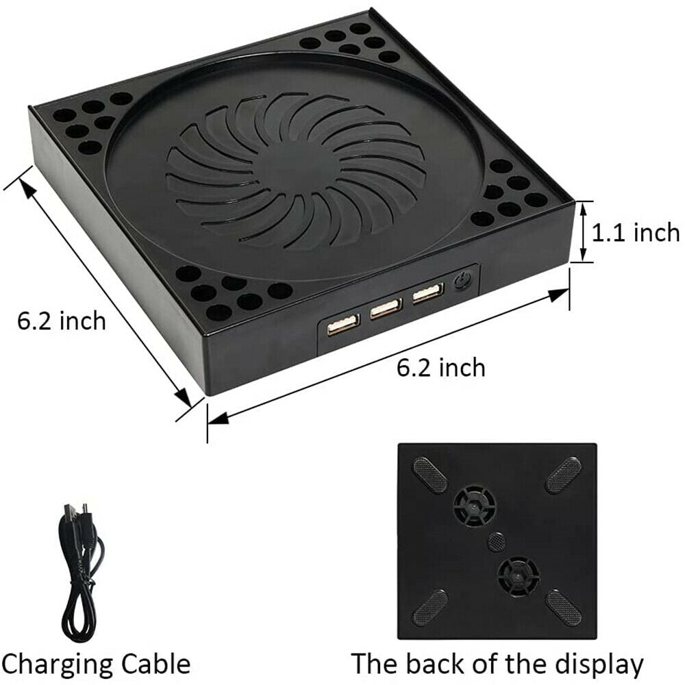 For Xbox Series X3 Speed Adjustable Game Console Cooling Fan Holder Dock Base