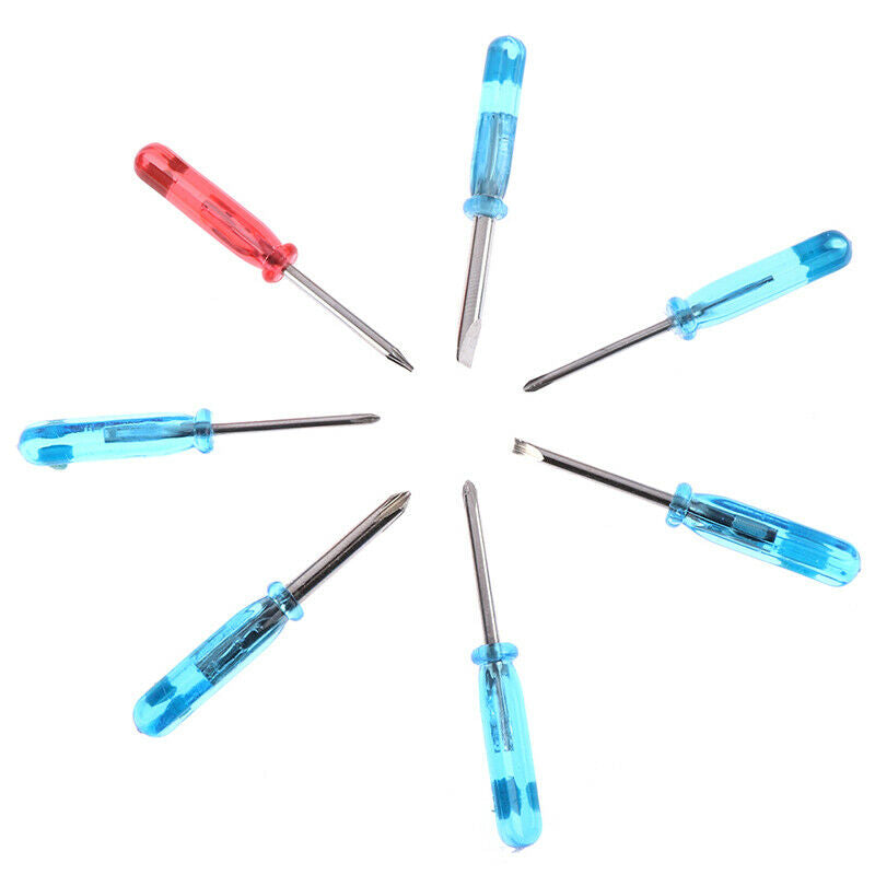 7 Pcs/set blue 45mm x 3mm mini small cross screwdriver set repair toolP Fx