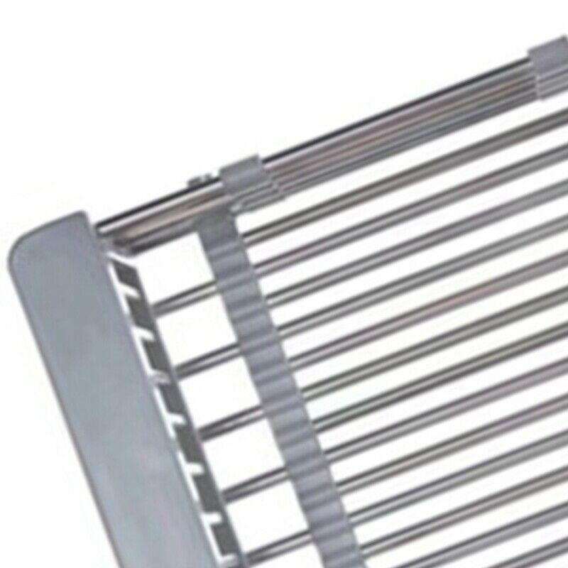 Adjustable Stainless Steel Drain Basket in Sink Drain Pan Vegetable and FruiM2F2