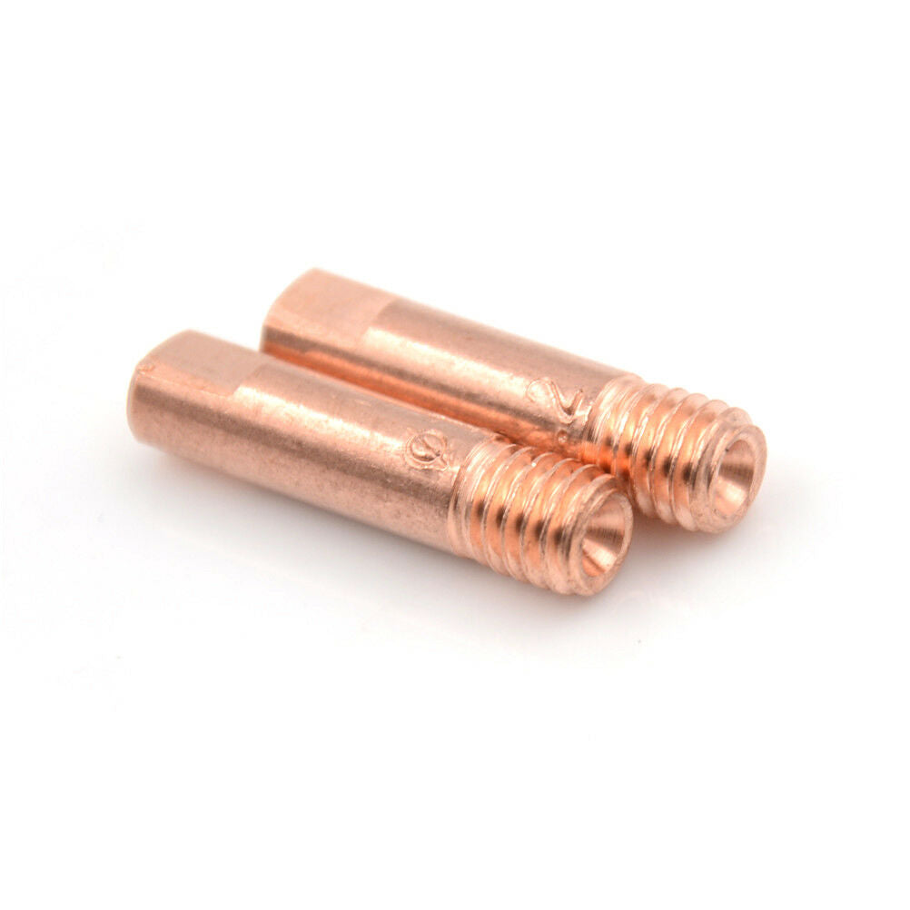 10x 1.2-15AK MIG/MAG M6 Weld Torch Welder Contact Tips Holder Gas Nozzle .l8