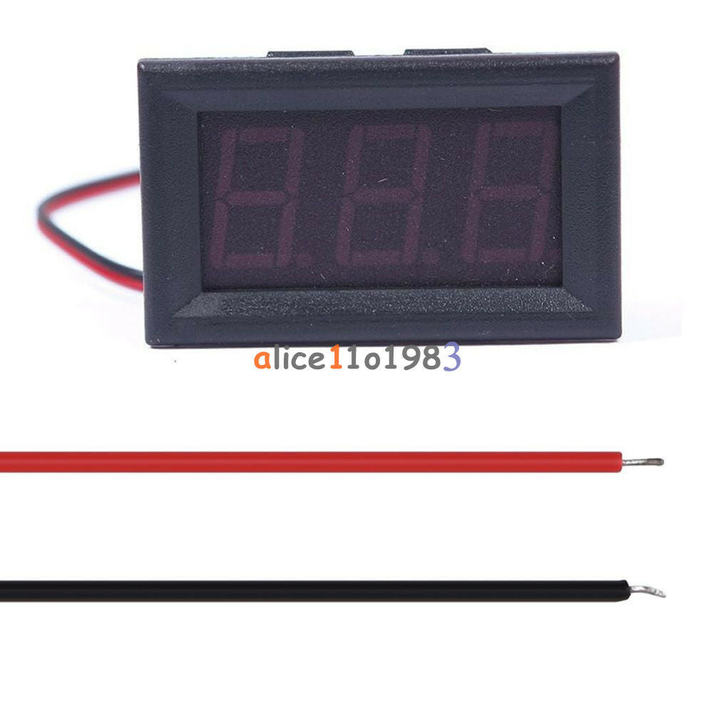 0.56" DC4.7-30V Voltmeter LED Panel Digital Display Volt Voltage Meter Green