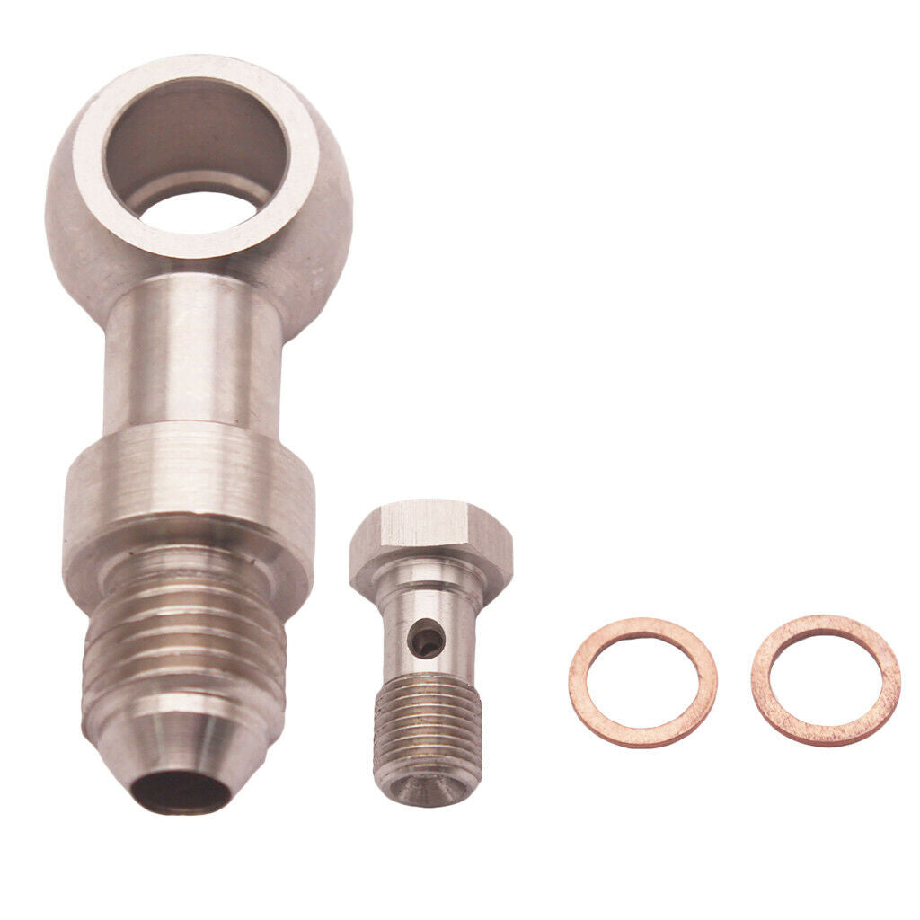 3 Set M10x1.0 4AN Turbo Aluminium Oil Banjo Bolt Fitting 1.5mm Restrictor