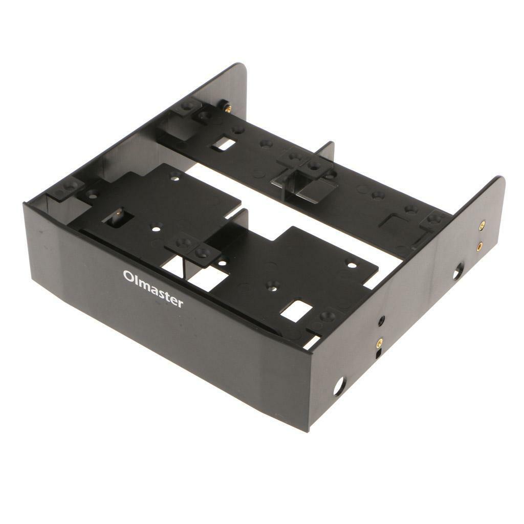 5.25" to 3.5" SSD HDD Bay Mounting Adapter Kit Bracket Hard Drive Holder New