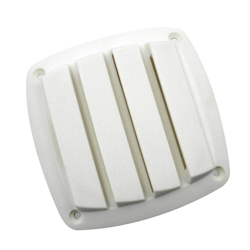 2 Pcs Marine Boat Louvered Vents Round 3''+4'' Hose Hull Air Vent Boat White