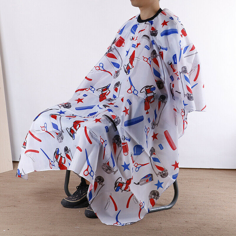 Pro Salon Haircut Hairdressing Cape Waterproof Barber Hair Gown Wrap Cloth Ap DD