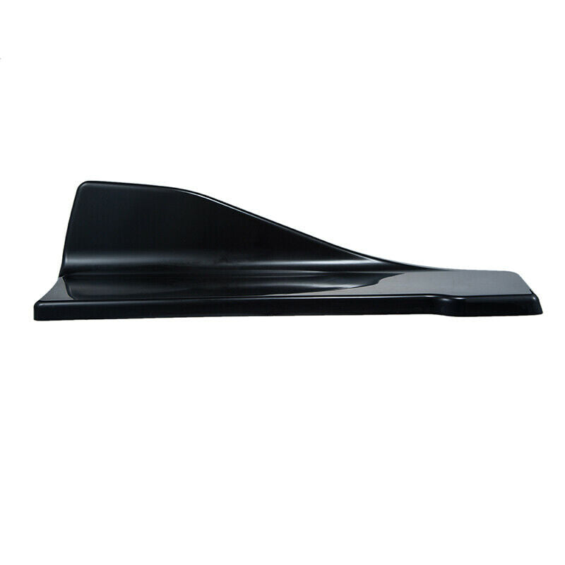Pair Car Bumper Spoiler Rear Lip Canards Diffuser Wrap Angle Shovel Side Skirt