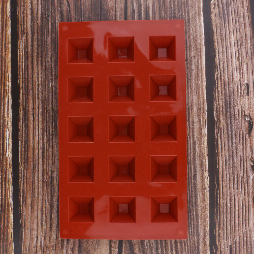 15 - Cavity   Silicone   Pyramid   Shape   Silicone   Mold   Fondant   Cake