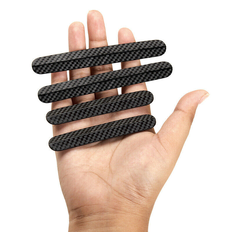 Car Door Edge Anti Scratch Protection Strips Carbon Fiber Bumper Scuff Plate Bar
