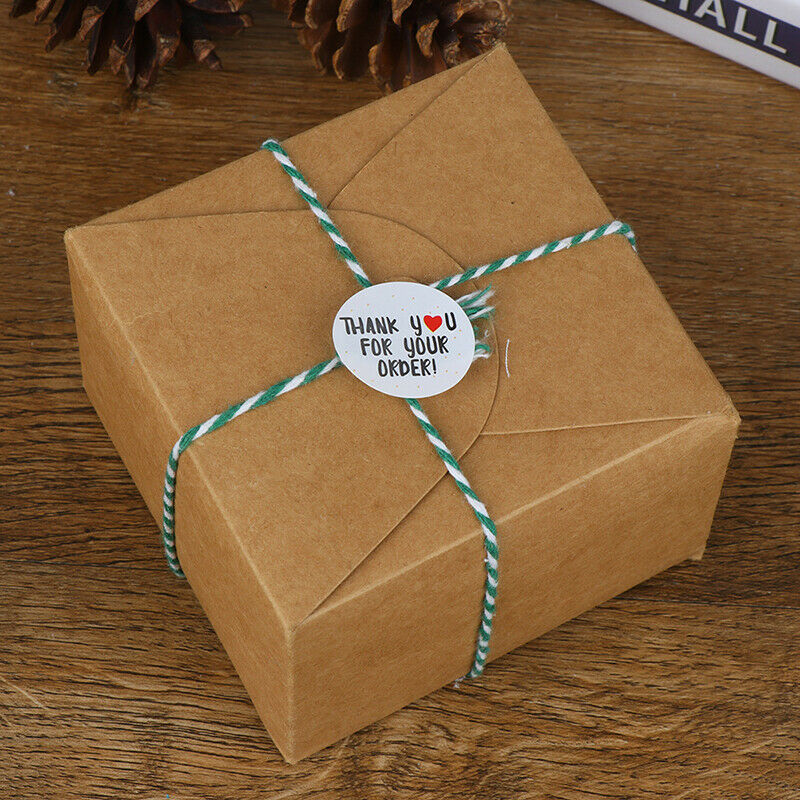 500pcs/roll round thank you for your order sealing stickers gifts bag lab.l8