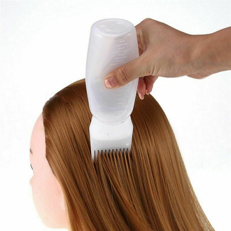 Dyeing Shampoo Bottle Oil Comb 120ML Hair Tools Hair Dye Applicator Brush BottS1