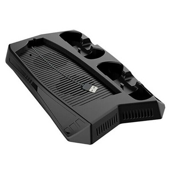 4 IN 1 Stand + Fan + Controller Charging Station + USB Hub fit for PS5 UHD/DE