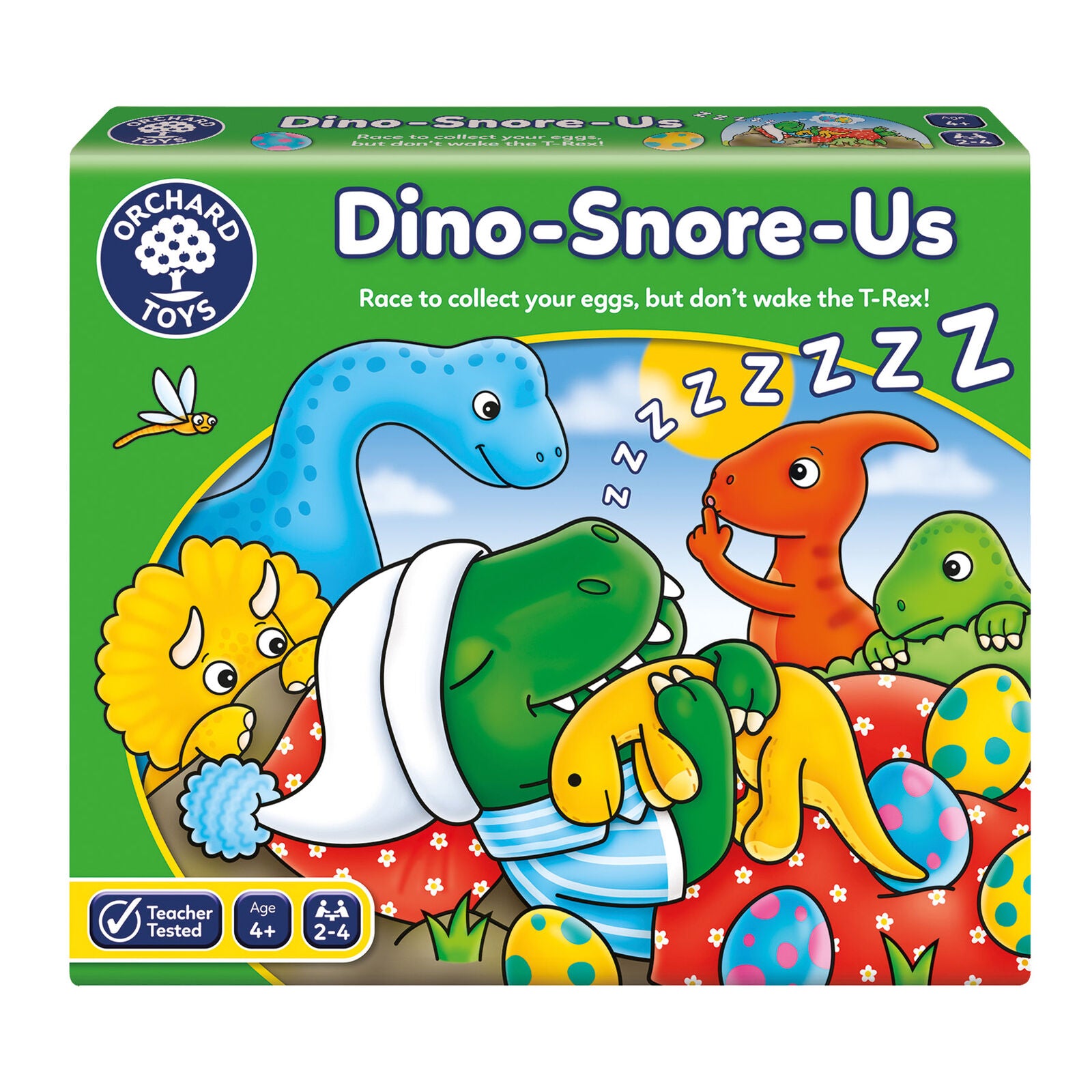 Orchard Toys 108 Dino-Snore-Us Counting Board Game Family Children Age 4+