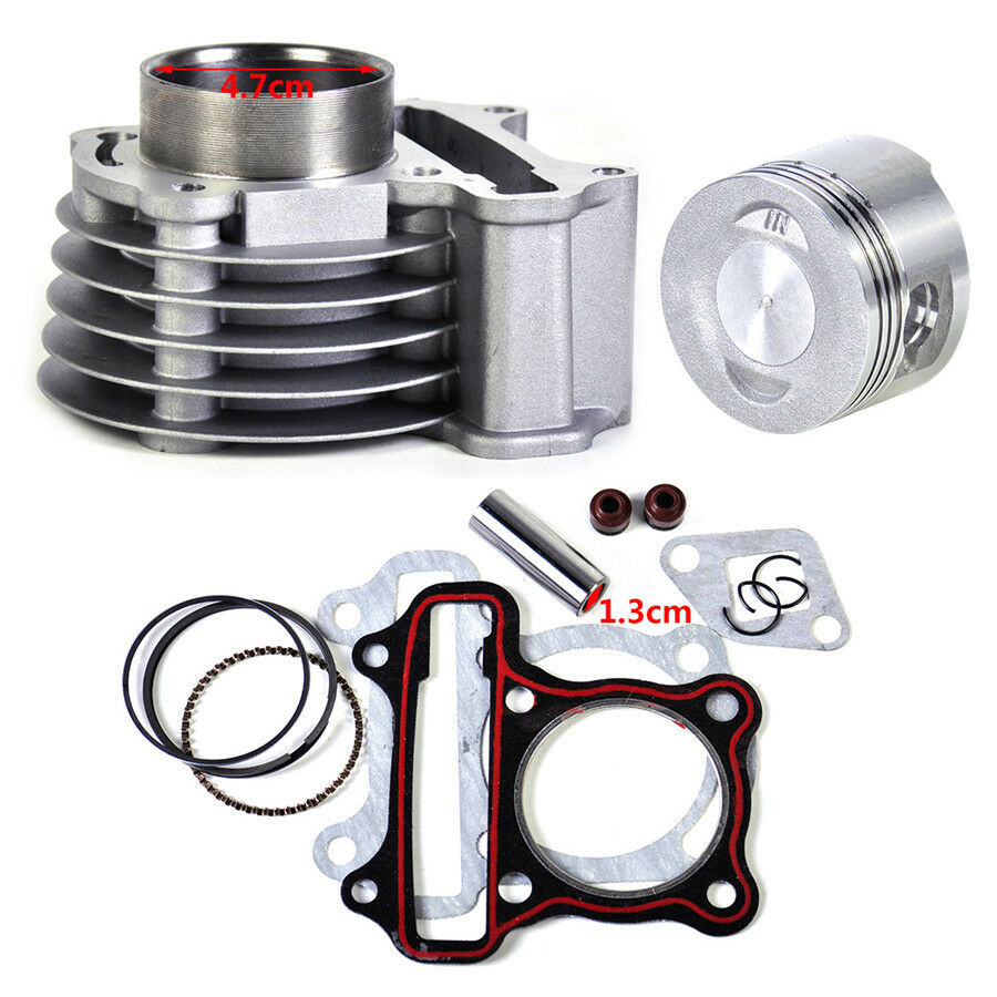 47mm Cylinder Piston Rings fit for GY6 50cc to 80cc 4 Stroke Scooter Moped ATV