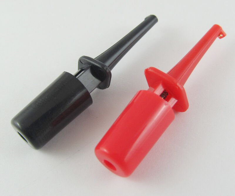 50pcs 43mm Single Hook Clip Round Grabbers Test Probes Hook Clip SMD IC Hook