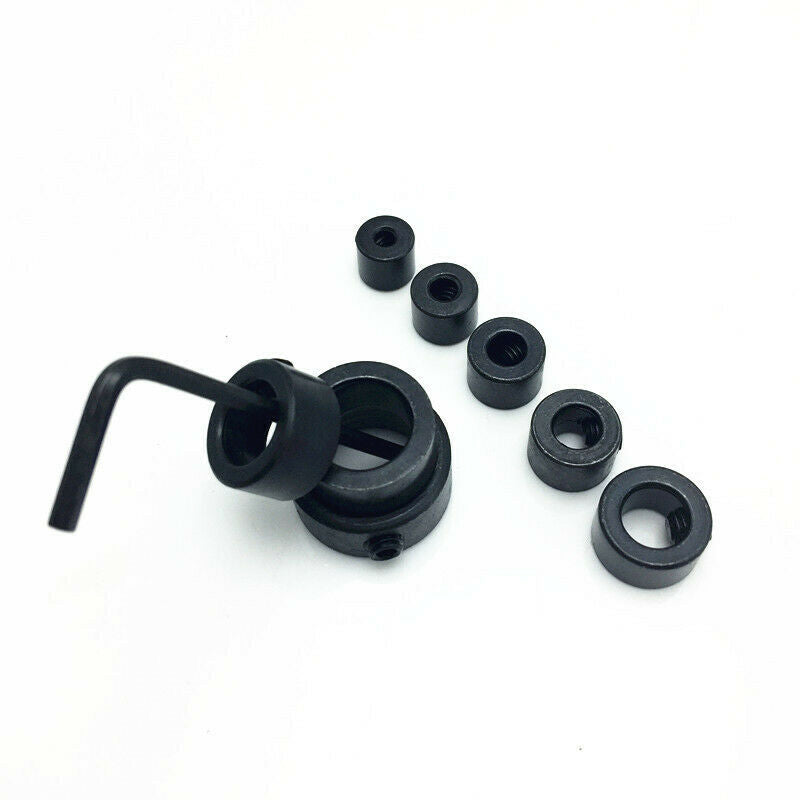 8pcs Drill Depth Stable Wood Drill Collets Stop   Locator Locator